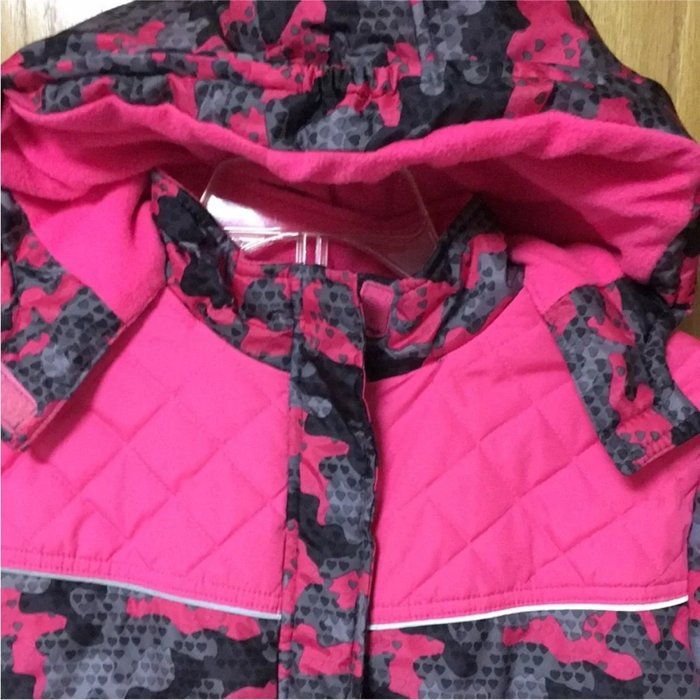 Pink Platinum Advanced Girls Winter Camo Puffer Jacket